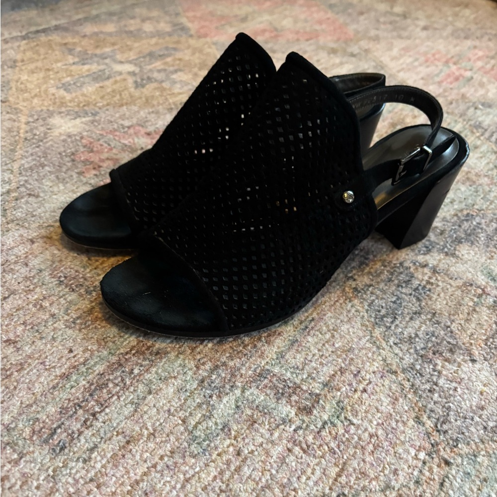 Stuart Weitzman Black Women's Heeled Sandals